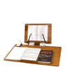 Double-Layer Writing Board,Adjustable Tilt Book Rack Wooden Reading Stand