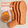 1 pair Thick Alpaca Wool Insoles Winter Warm Anti-Cold Breathable Moisture-Absorbing Cotton Felt Insoles Comfortable and Soft